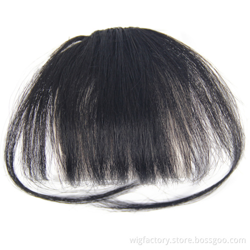 clip in human hair bangs extensions,bang hair extension ,3d clip-in bangs hair extensions on hair accessories